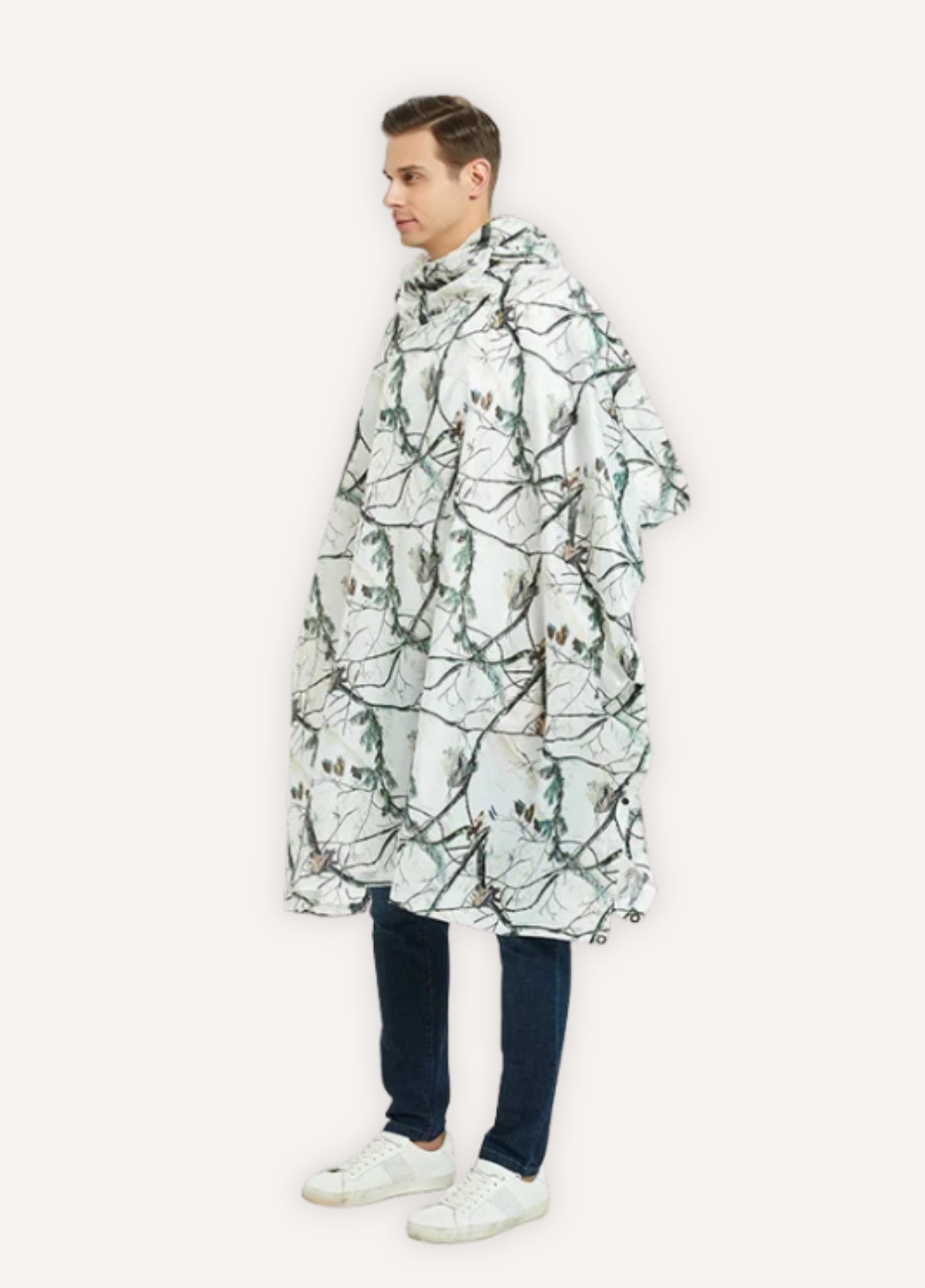 Camo Poncho with Hood | Snøvik
