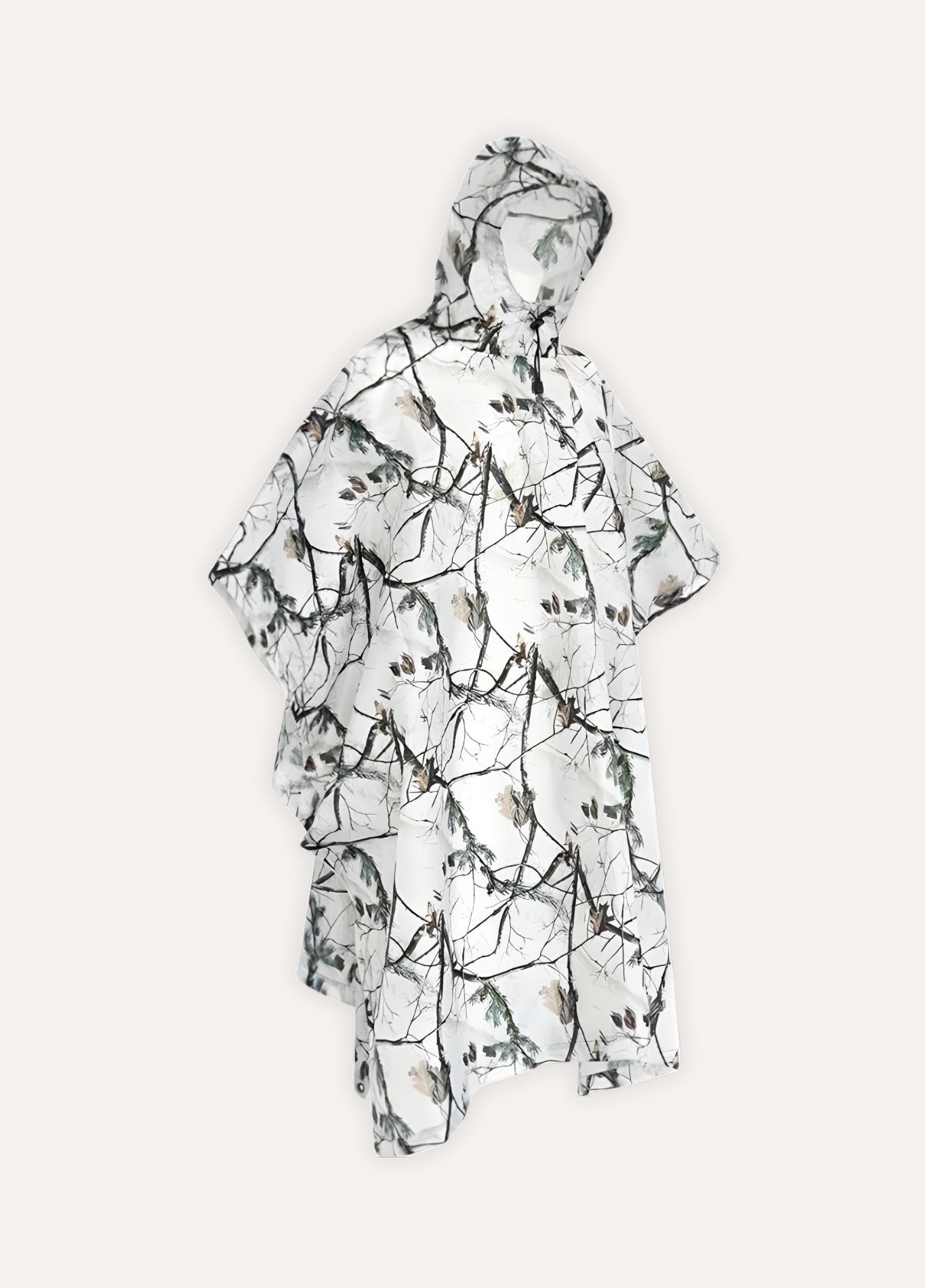 Camo Poncho with Hood | Snøvik