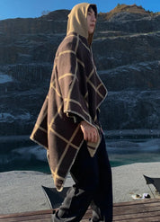 Men's hooded poncho cape | Ardén