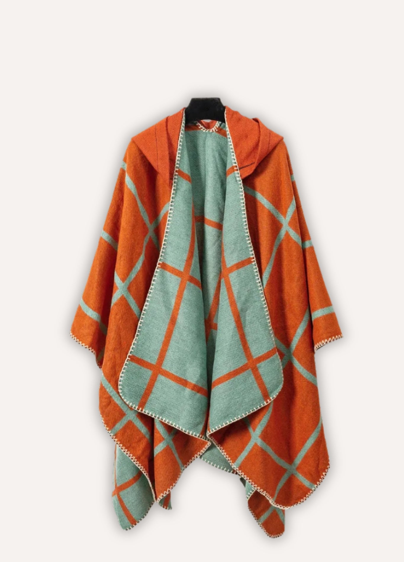 Men's hooded poncho cape | Ardén