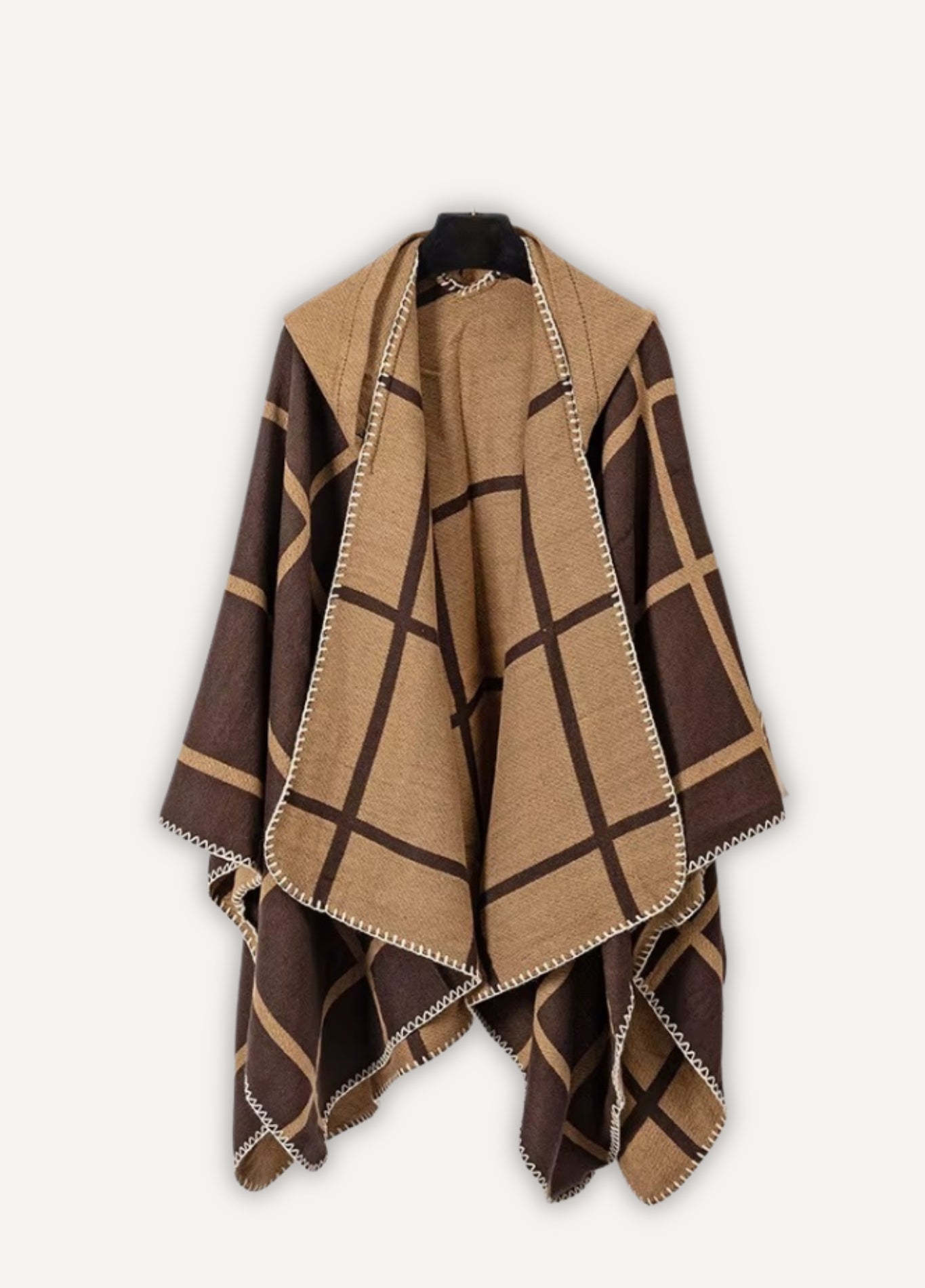 Men's hooded poncho cape | Ardén