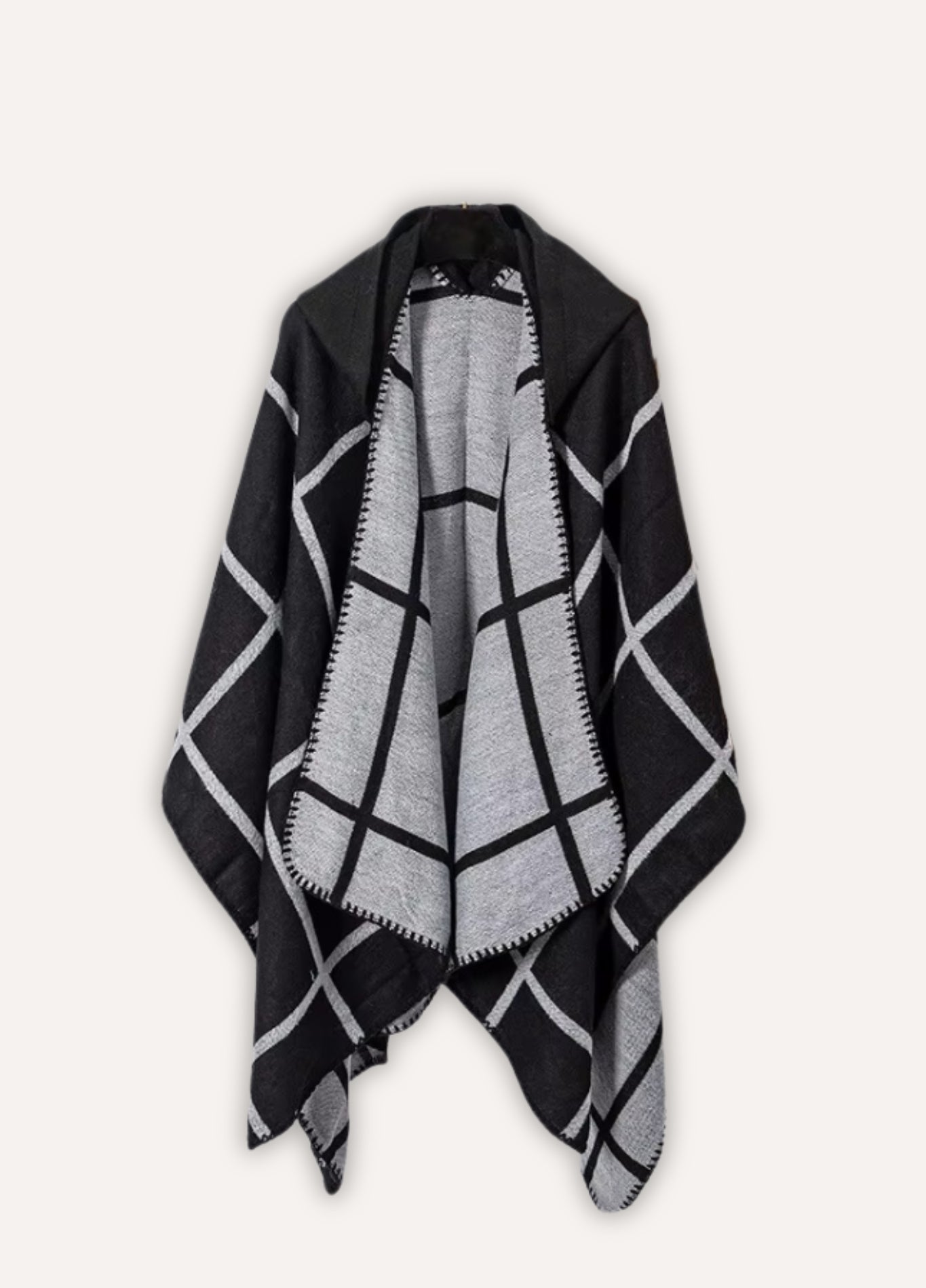 Men's hooded poncho cape | Ardén