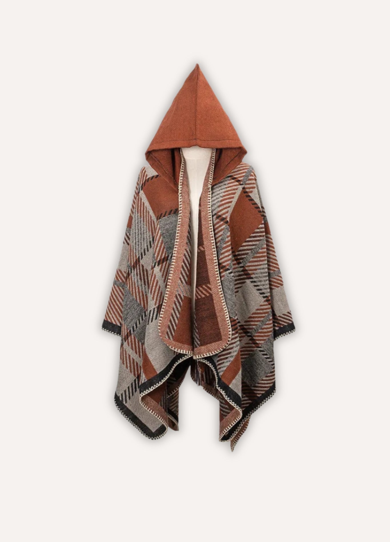 Hooded Cashmere Poncho for Men | Brenlor – Ponchori