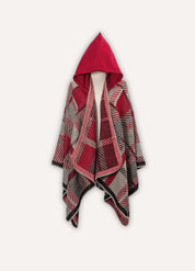 Hooded Cashmere Poncho for Men | Brenlor 