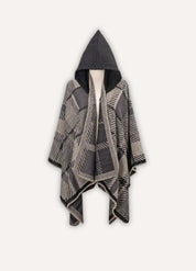 Hooded Cashmere Poncho for Men | Brenlor 