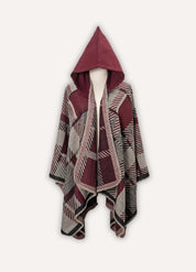 Hooded Cashmere Poncho for Men | Brenlor 