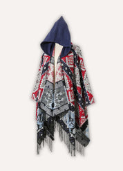 Andean-inspired men's poncho | Korr 