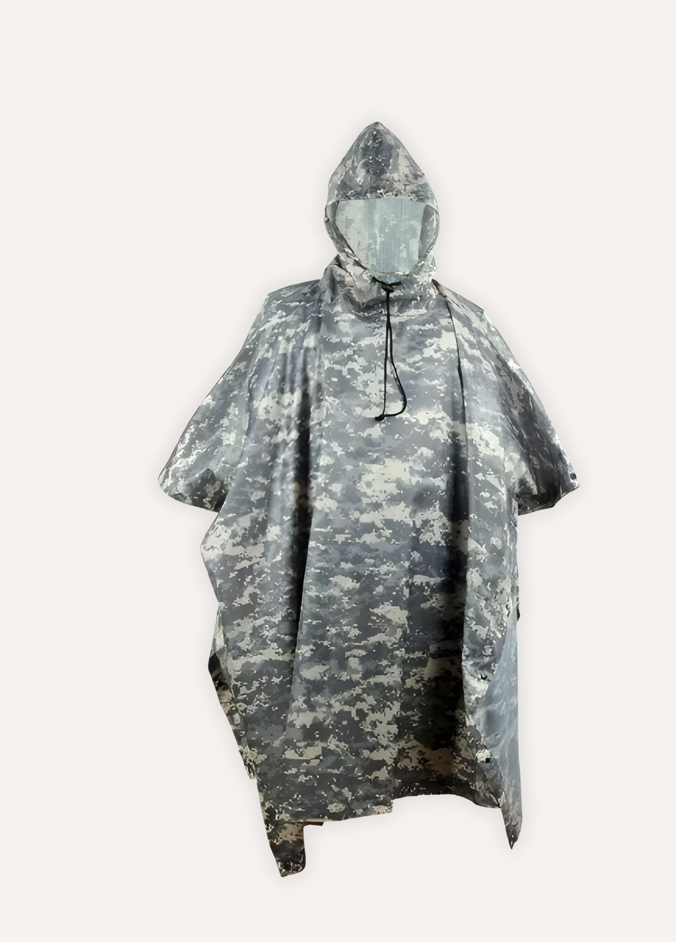 Military Camouflage Rain Poncho with Hood | Multac