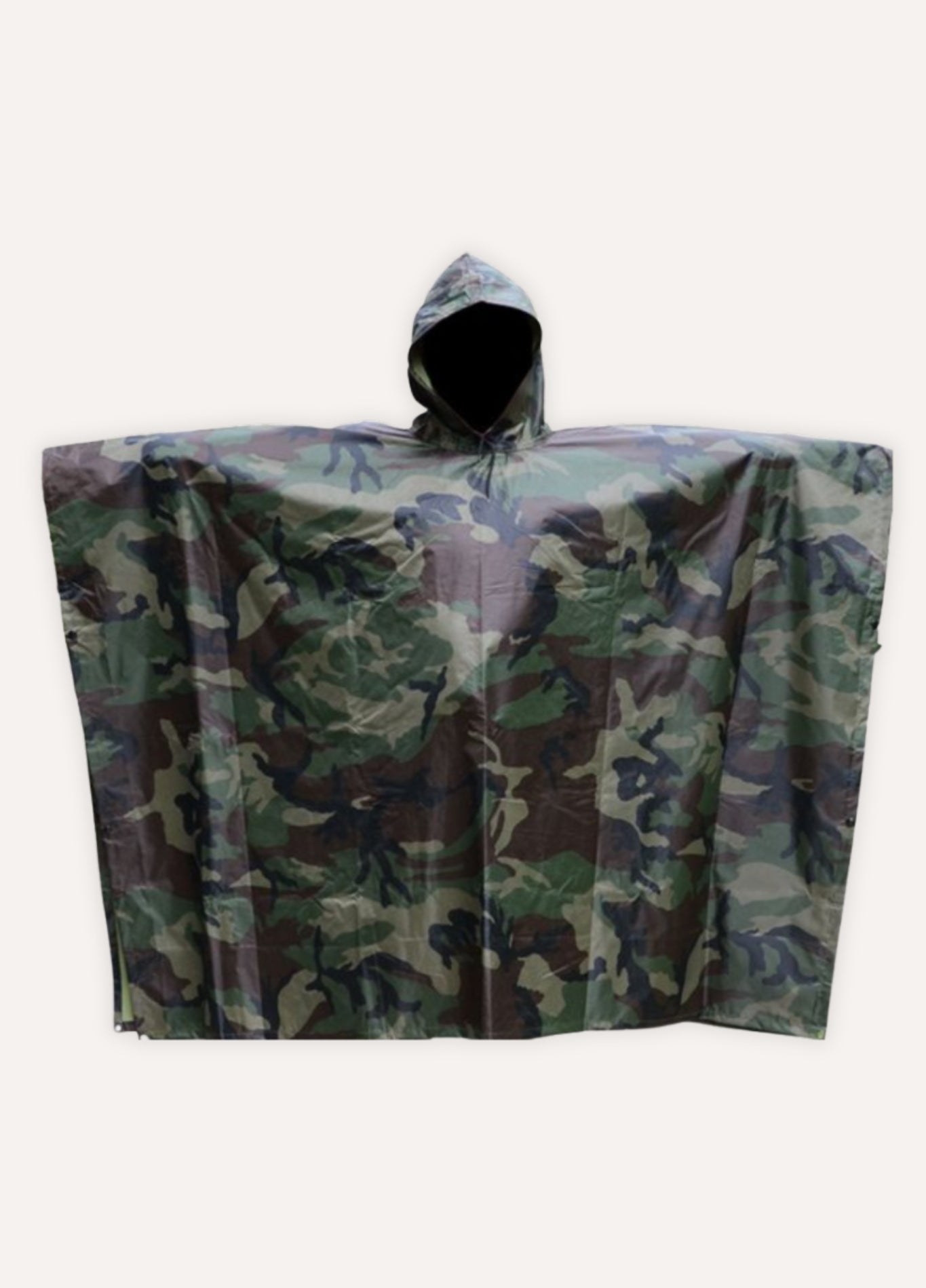 Military Camouflage Rain Poncho with Hood | Multac