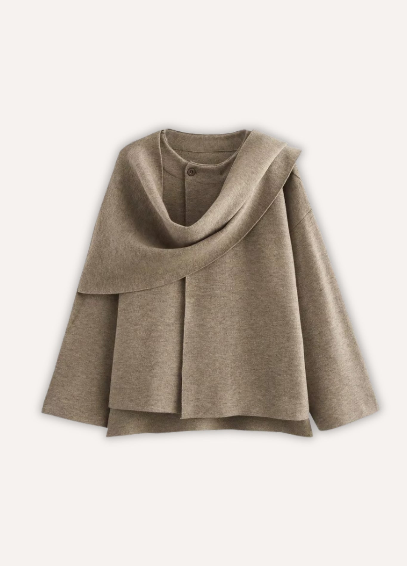 yuau0515Roku　COTTON WOOL KNIT PONCHO N65912s.jpg