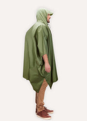 Green Waterproof Rain Poncho | Trailor