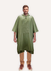 Green Waterproof Rain Poncho | Trailor