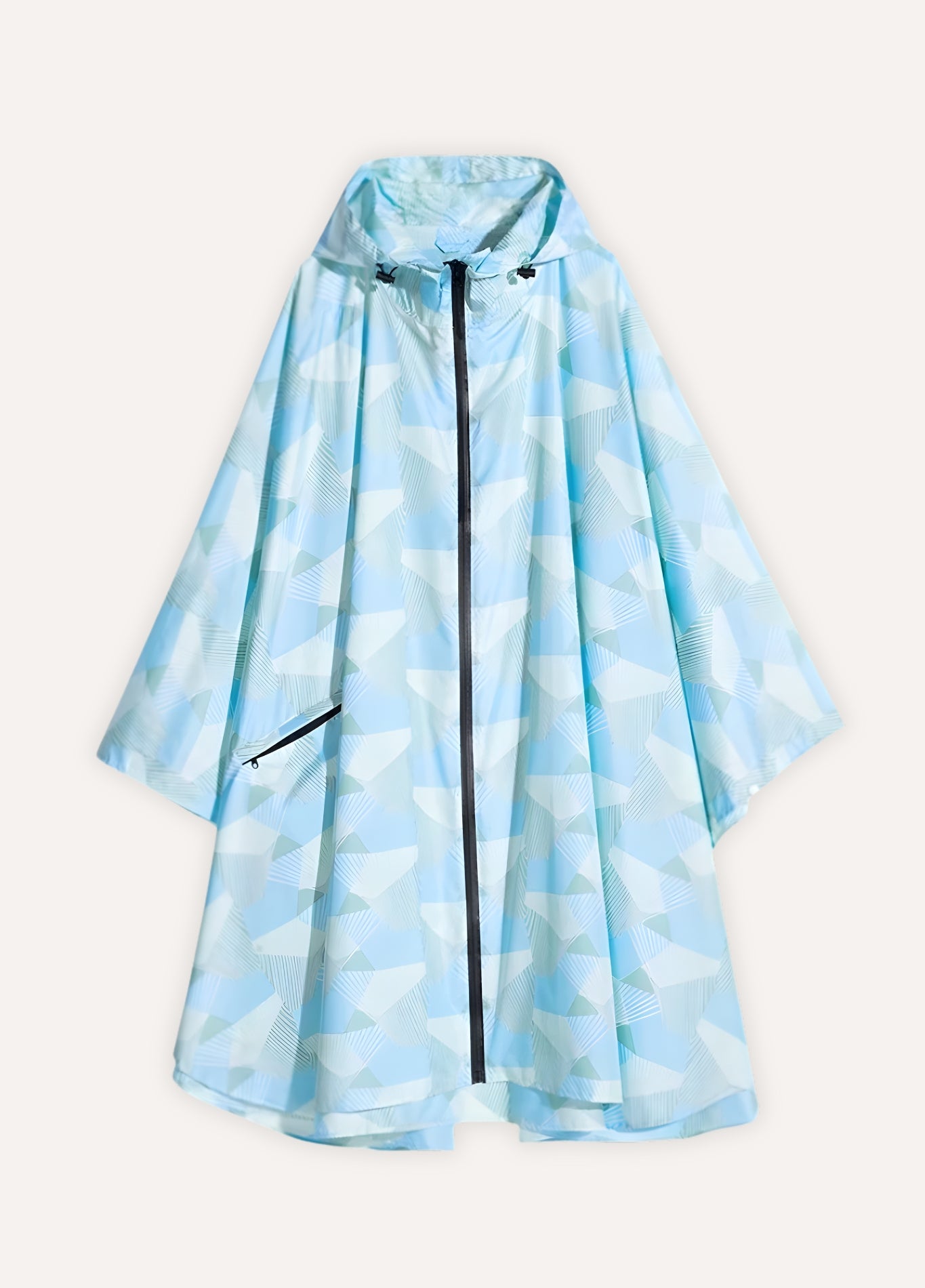 Printed Waterproof Poncho | Blumèla