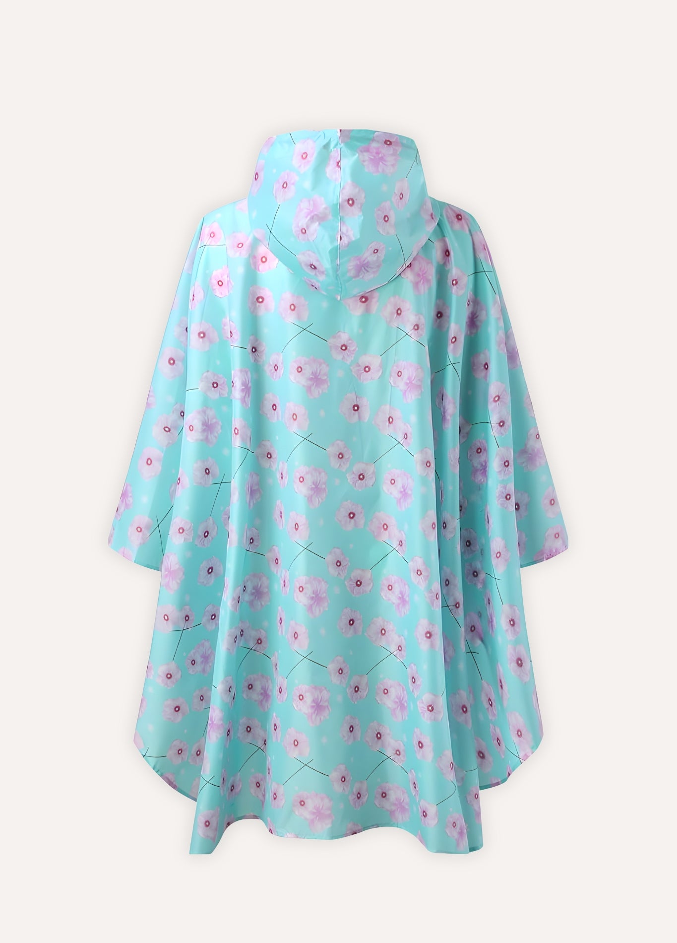 Printed Waterproof Poncho | Blumèla