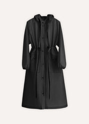 Long EVA rain poncho with hood | Claria