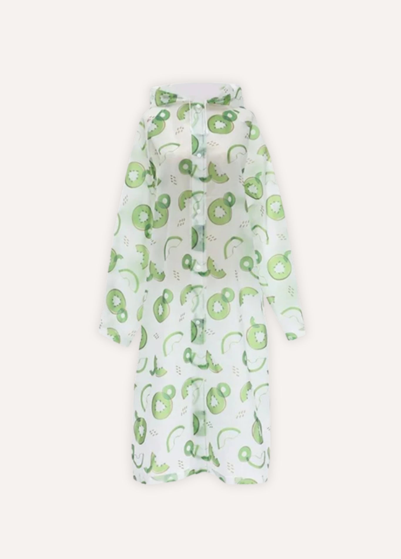 Lightweight Nylon Raincoat with Hood | Frutélia