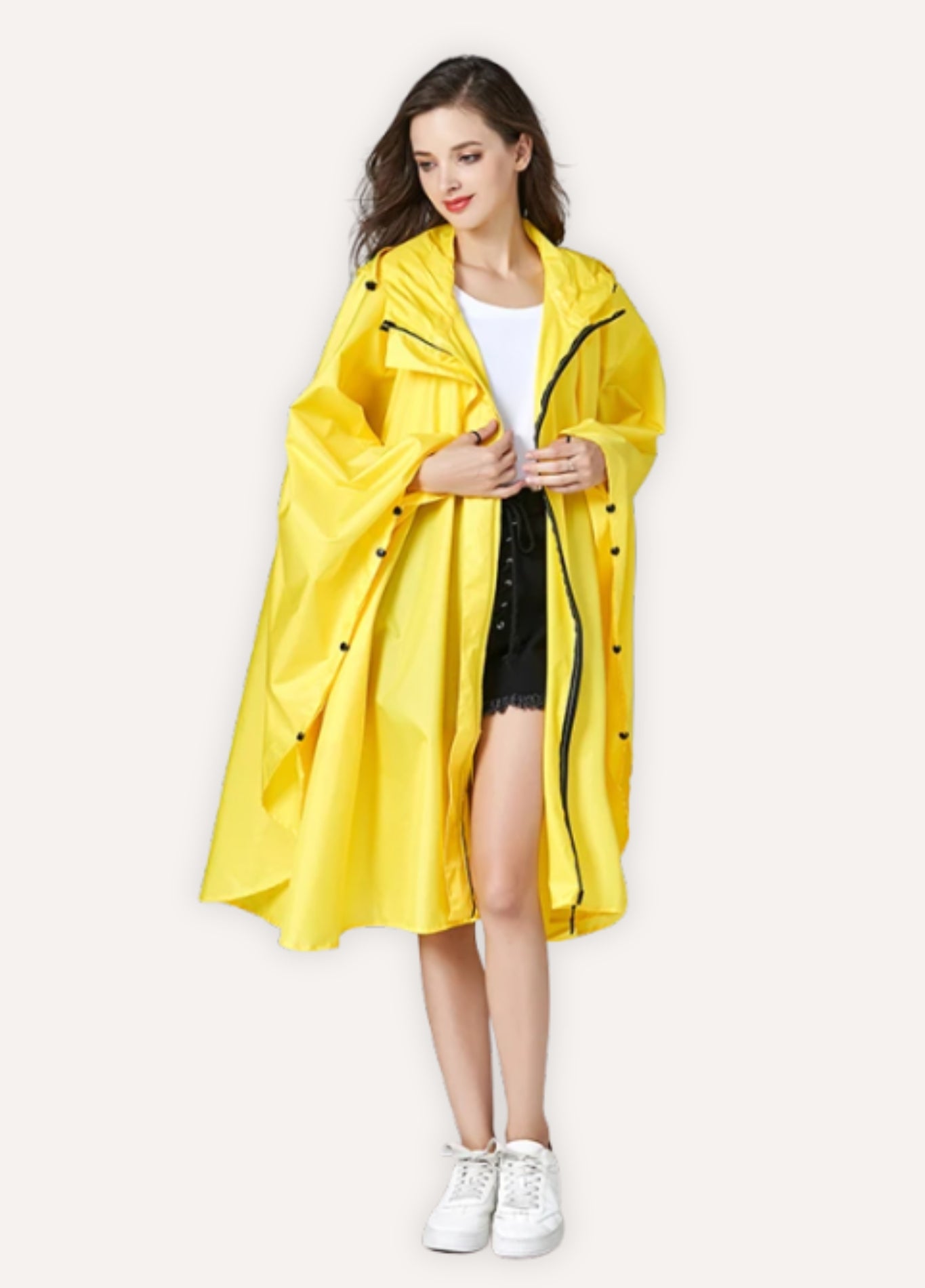 Hooded Poncho for Everyday Rain Protection | Klyra