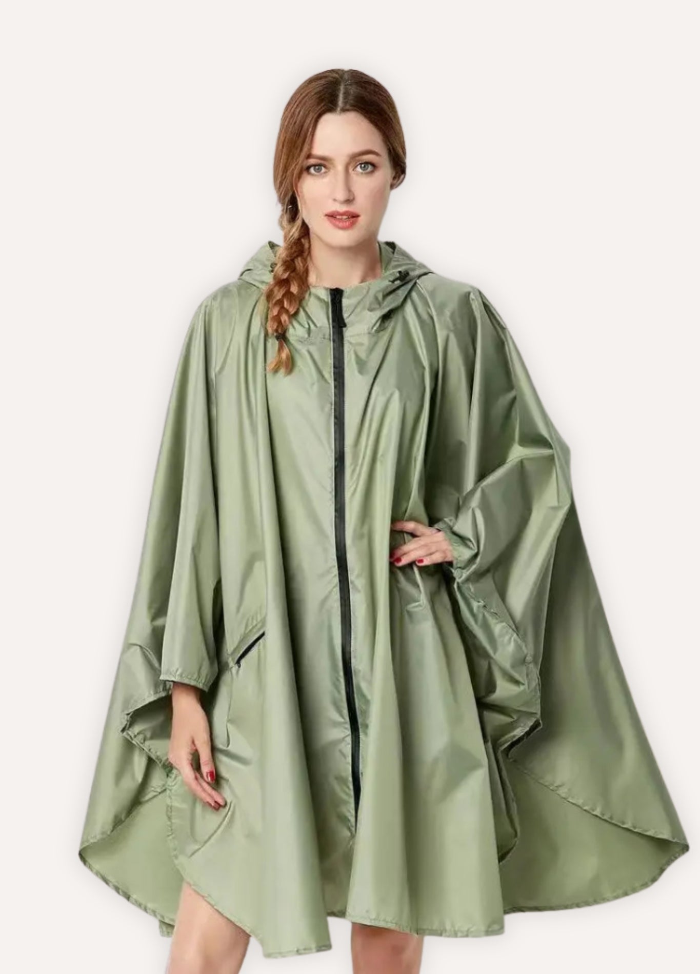 Hooded Poncho for Everyday Rain Protection | Klyra