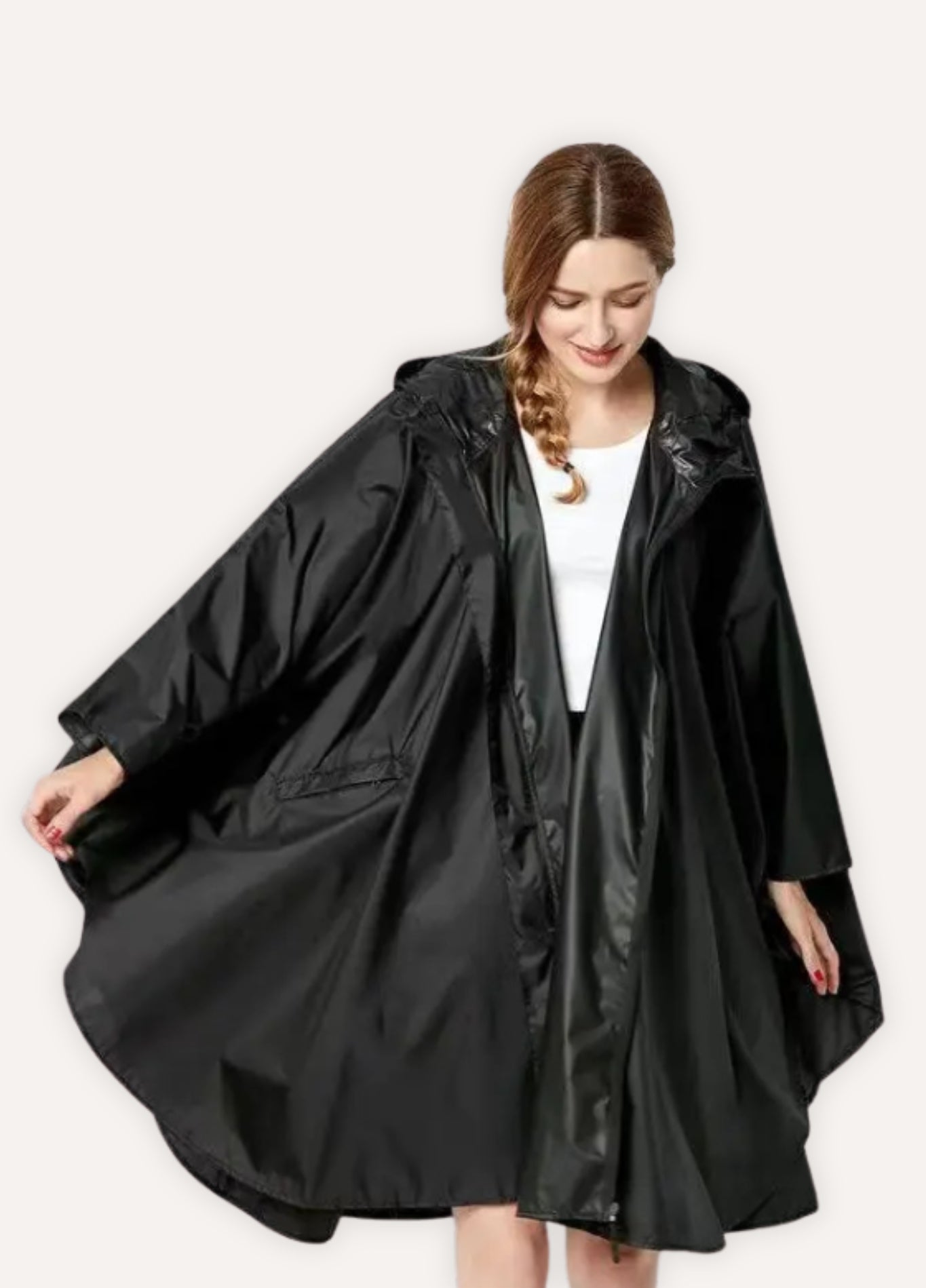 Hooded Poncho for Everyday Rain Protection | Klyra