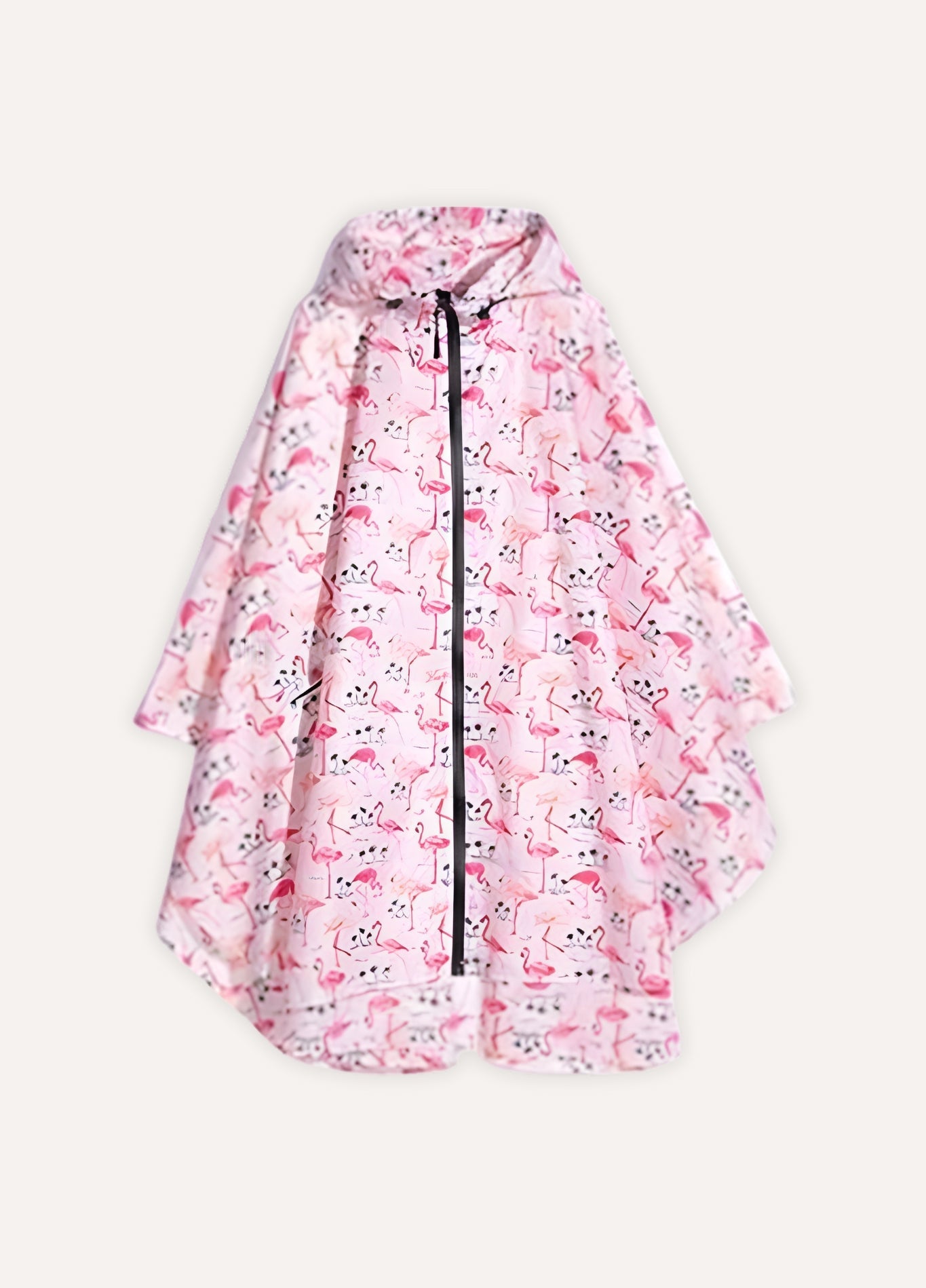 Printed Hooded Rain Poncho | Mistéa
