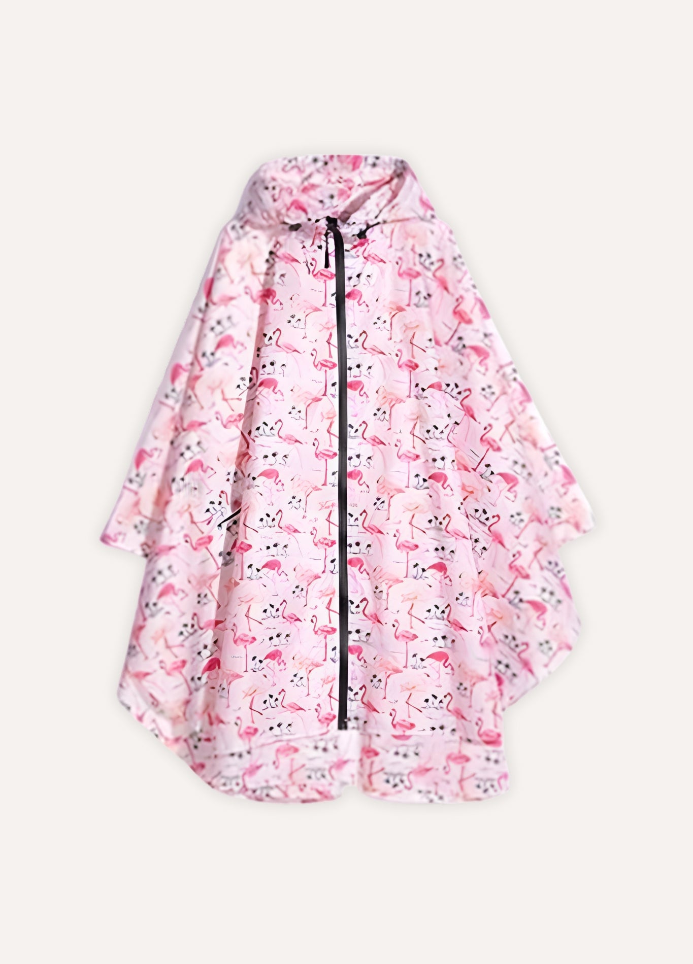Printed Hooded Rain Poncho | Mistéa