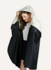 Rain Poncho with Colour Block Design | Skye