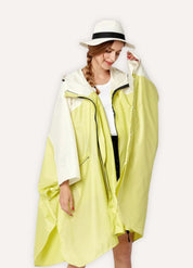 Rain Poncho with Colour Block Design | Skye