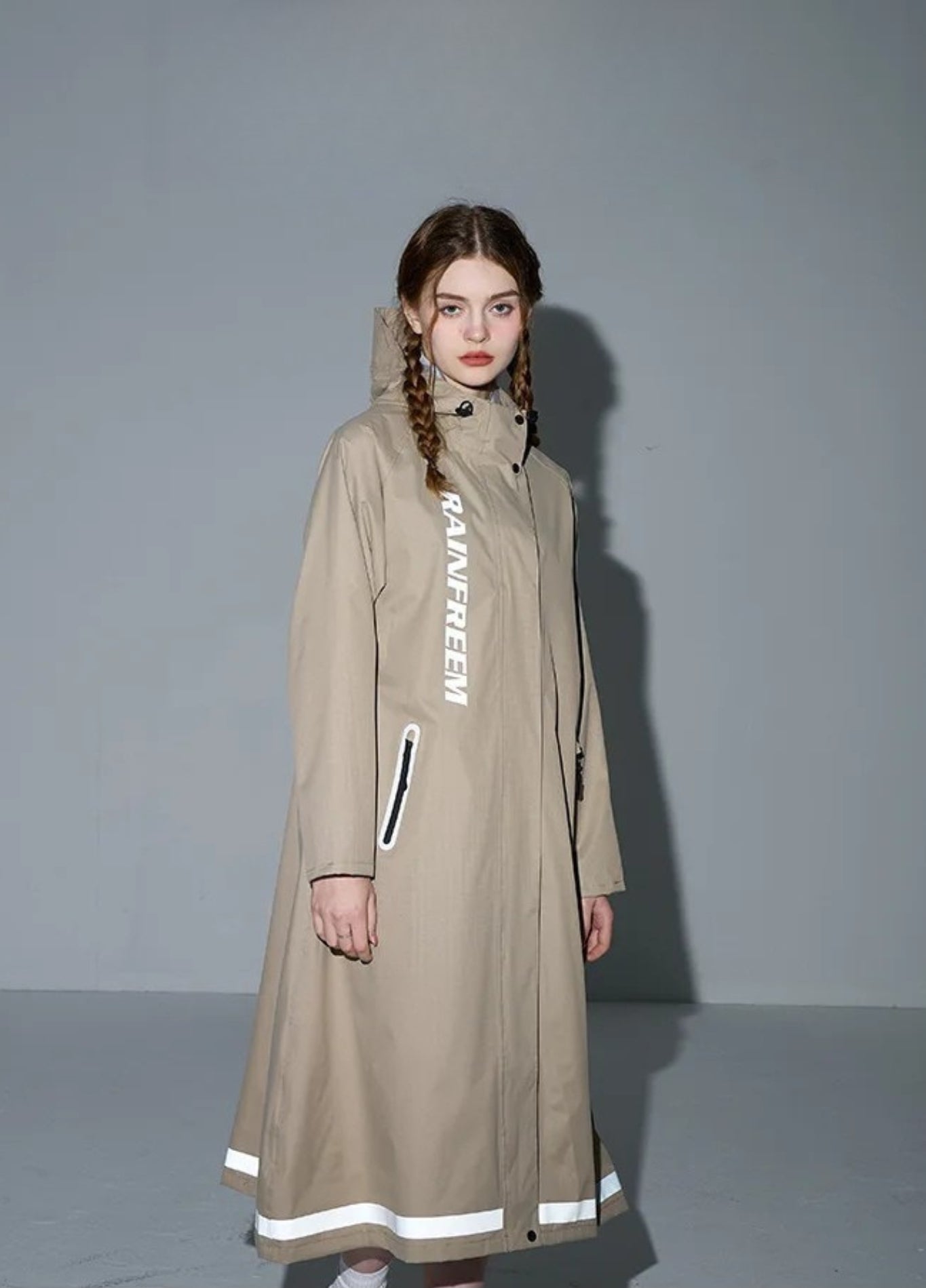 Poncho Raincoat with Reflector​