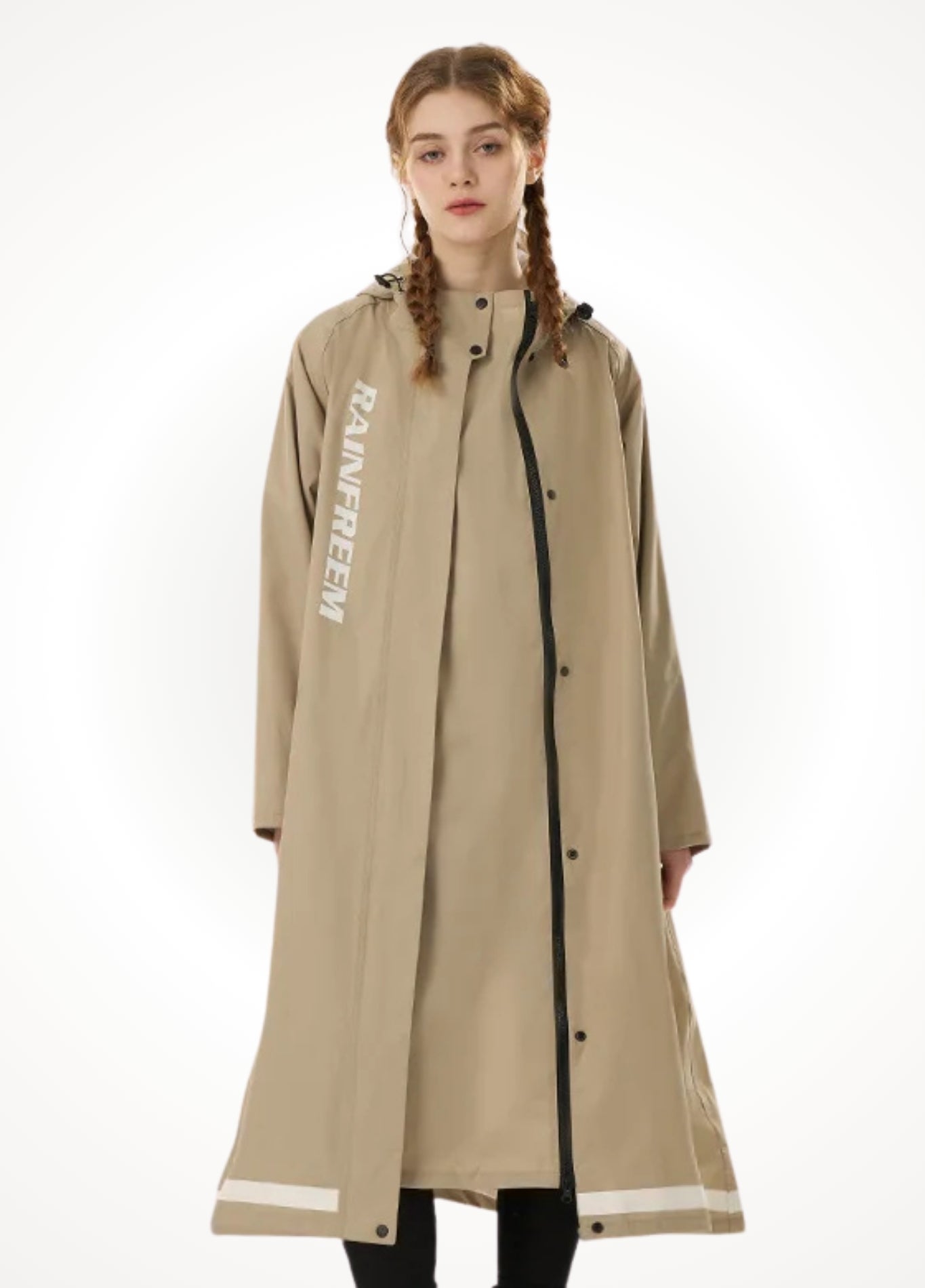 Poncho Raincoat with Reflector​