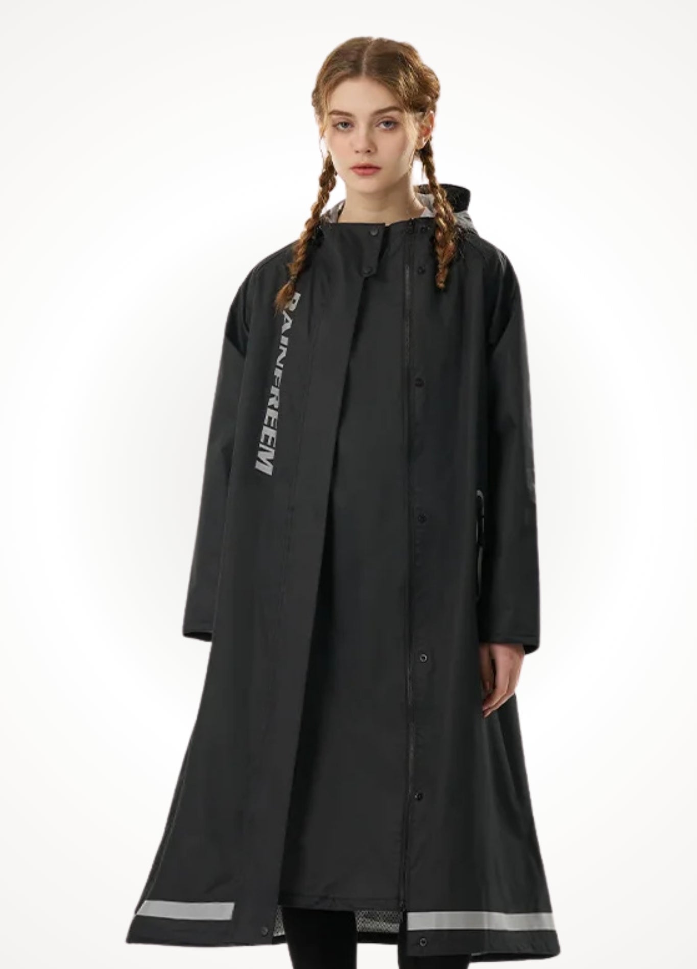 Poncho Raincoat with Reflector​