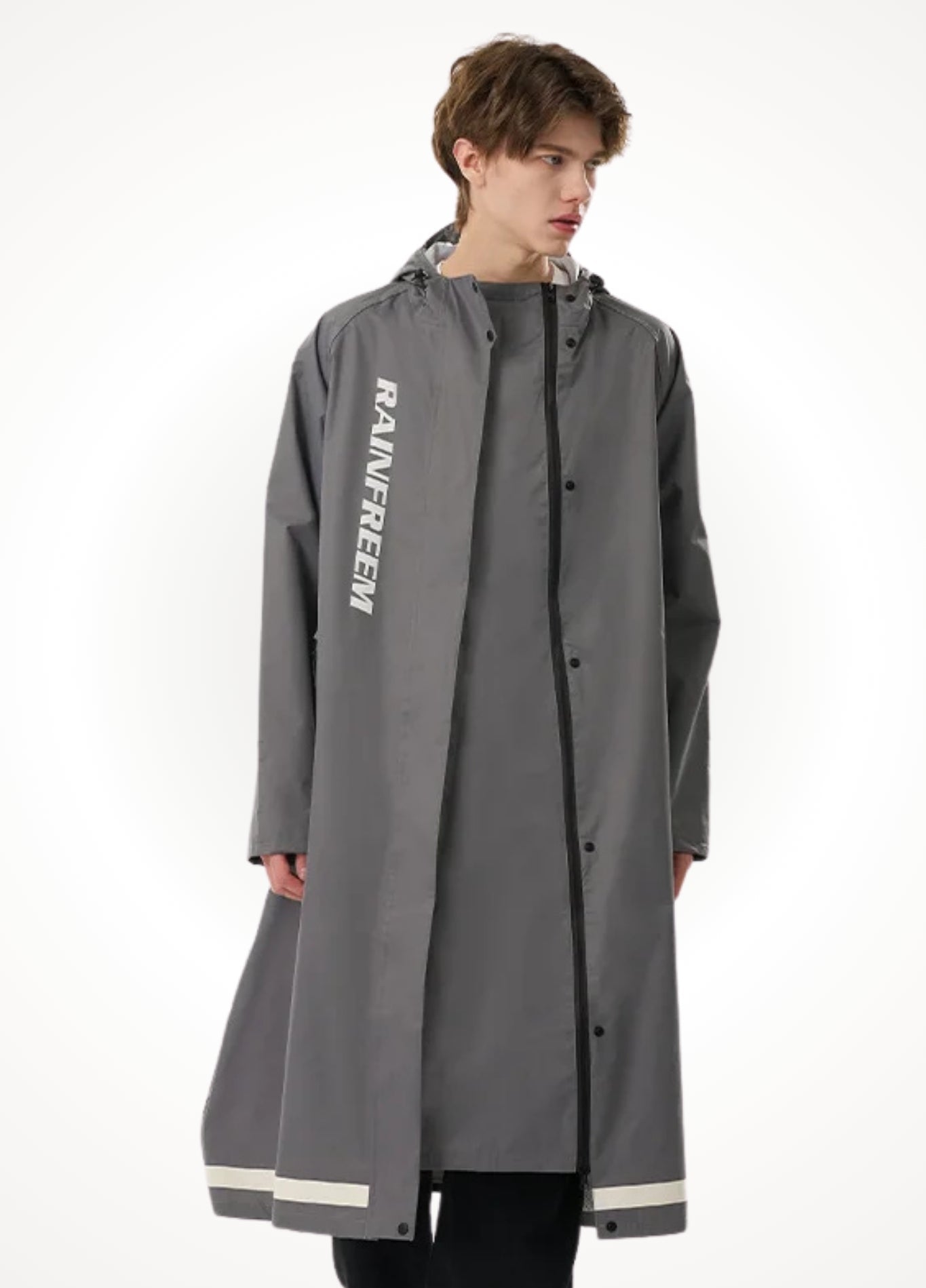 Poncho Raincoat with Reflector​
