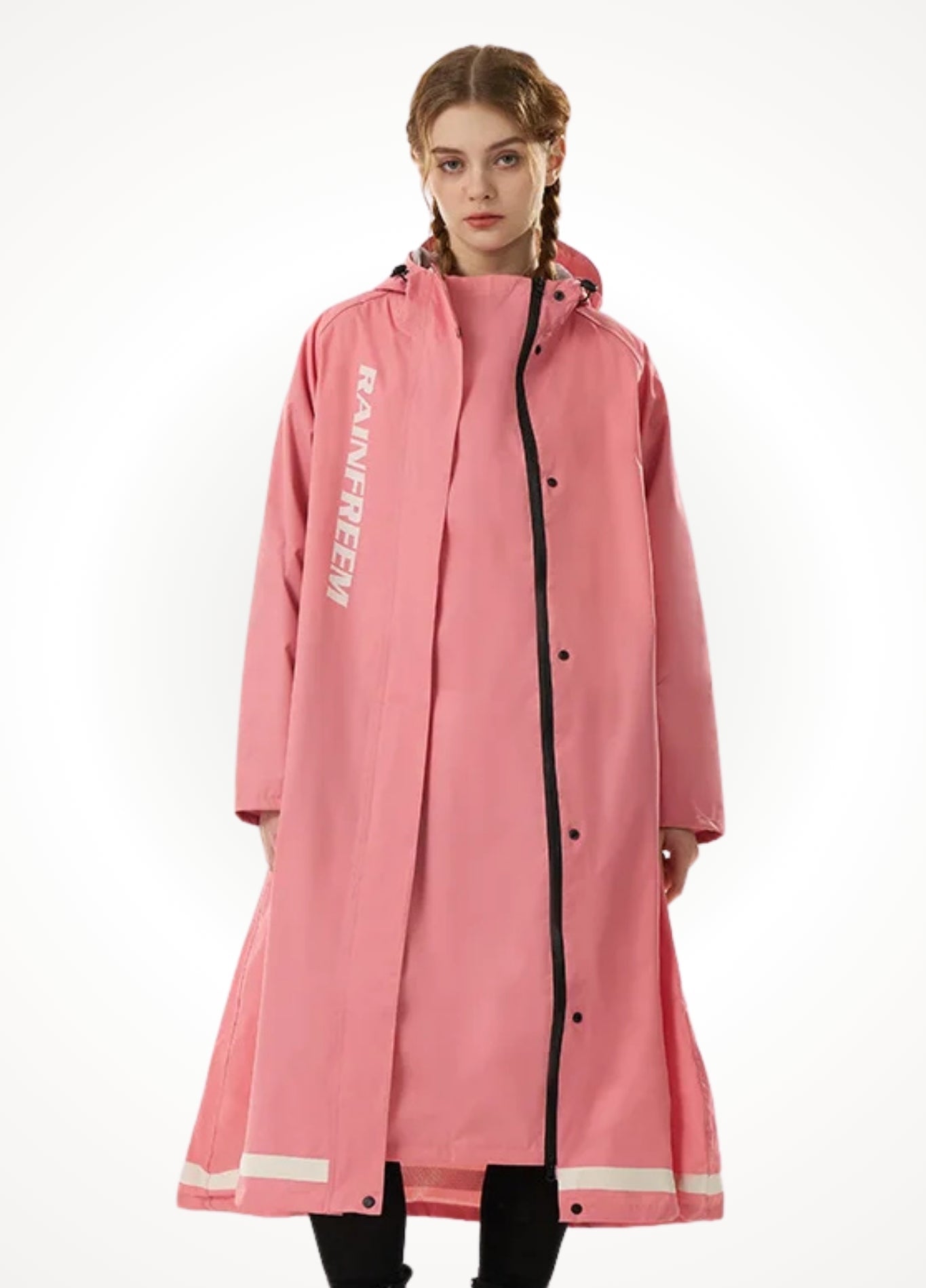 Poncho Raincoat with Reflector​