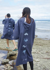 Bluey poncho towel with hood | Aqualis