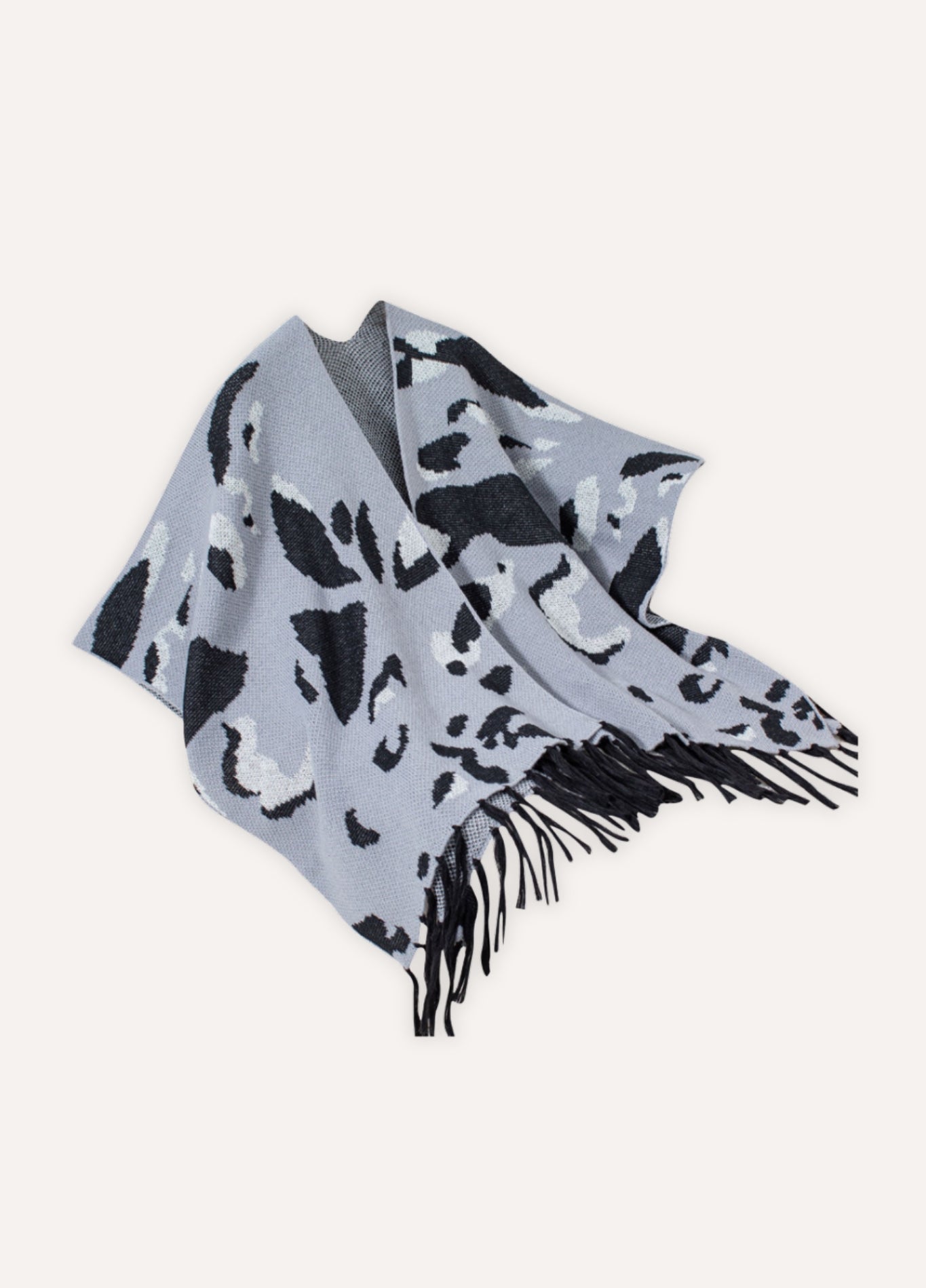 Women's animal print poncho | Wyldéa