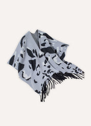 Women's animal print poncho | Wyldéa
