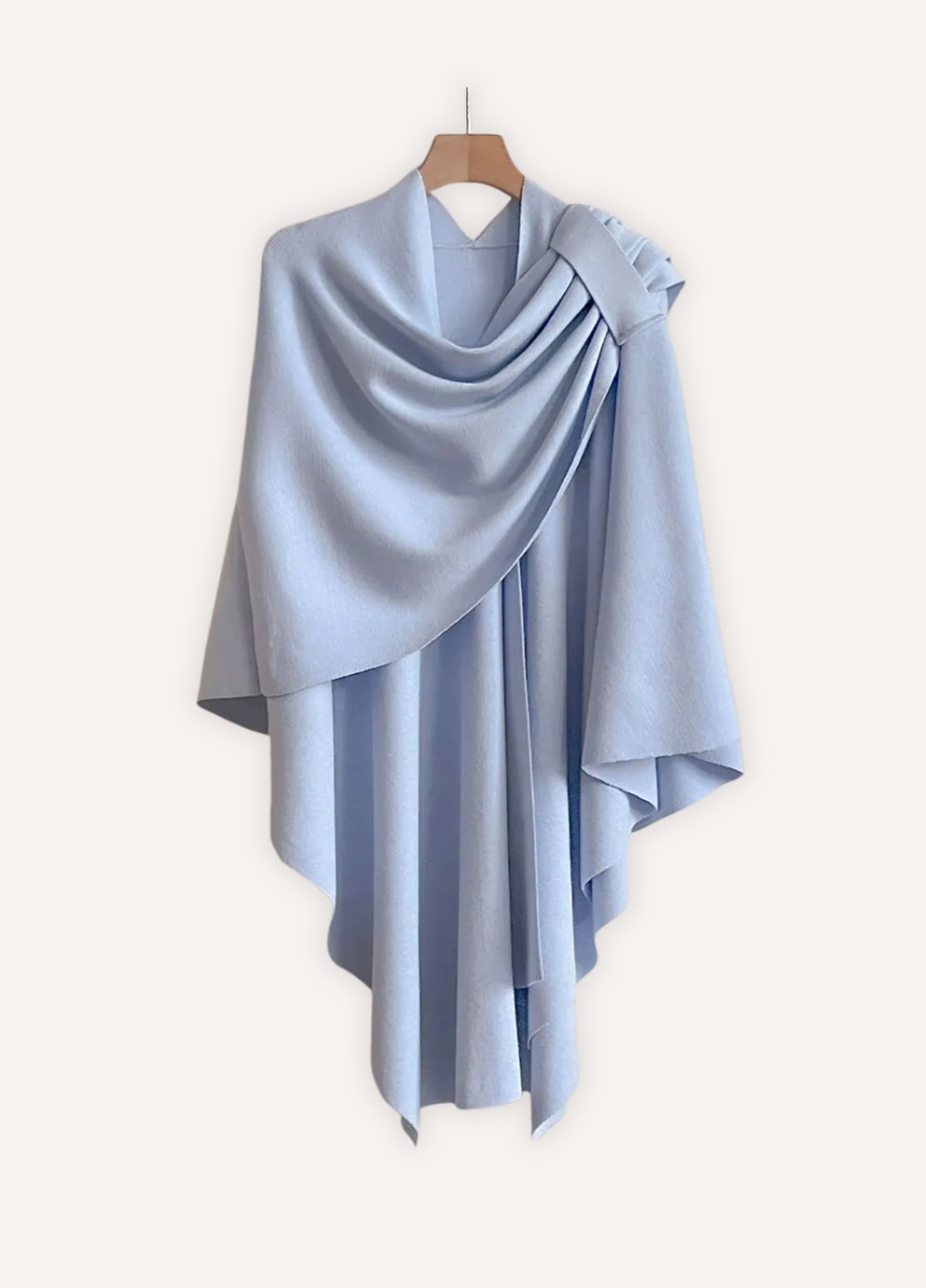 Knit poncho wrap for comfort | Élyne