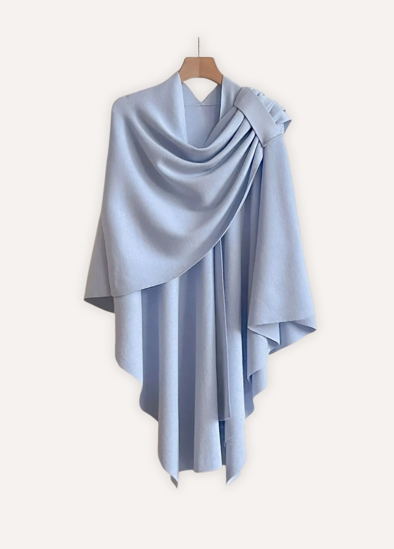 Knit poncho wrap for comfort | Élyne