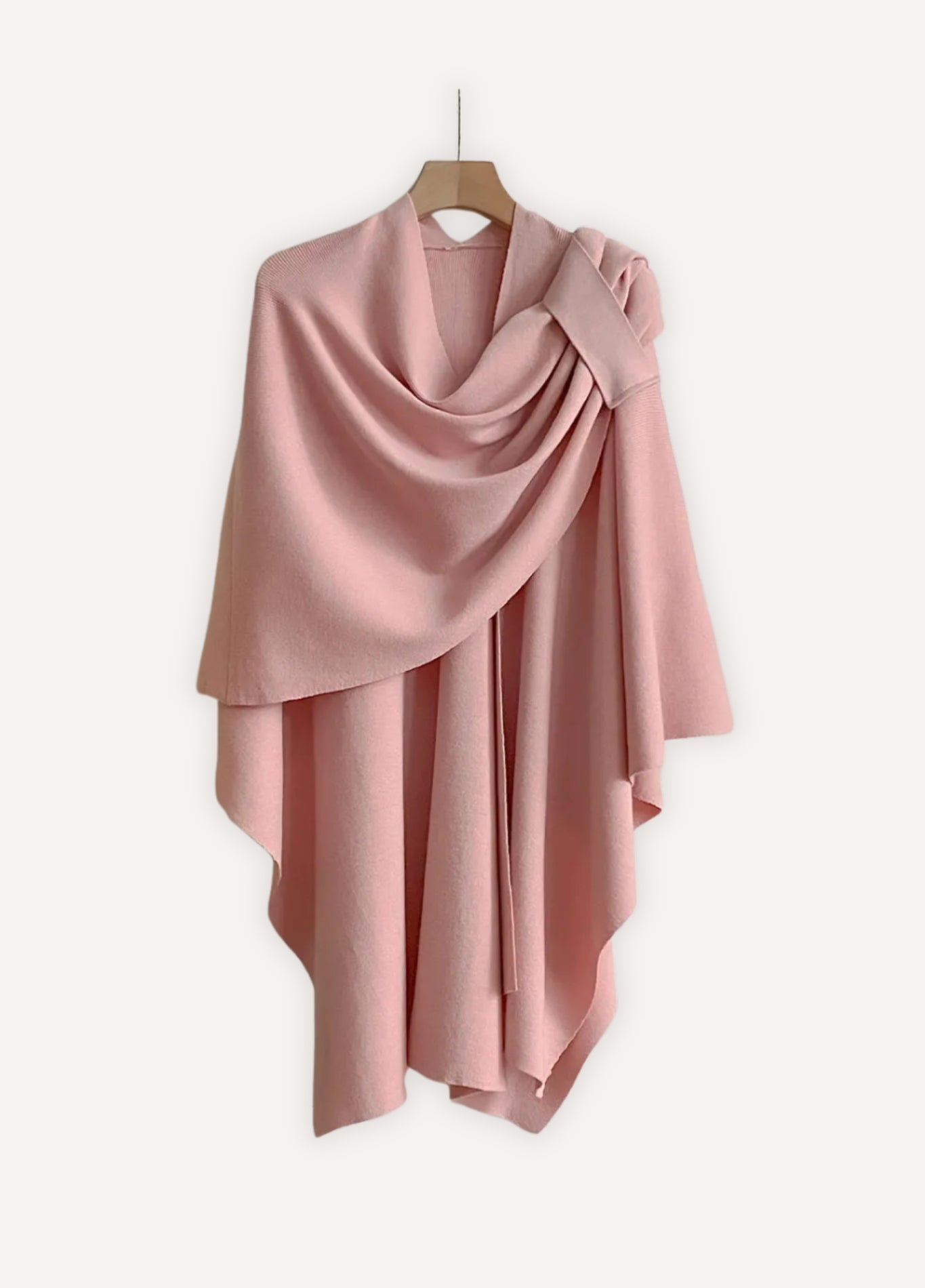 Knit poncho wrap for comfort | Élyne