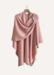 Knit poncho wrap for comfort | Élyne